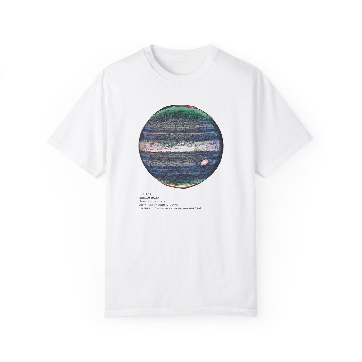 Jupiter Outline Tee | Adult | Heavyweight