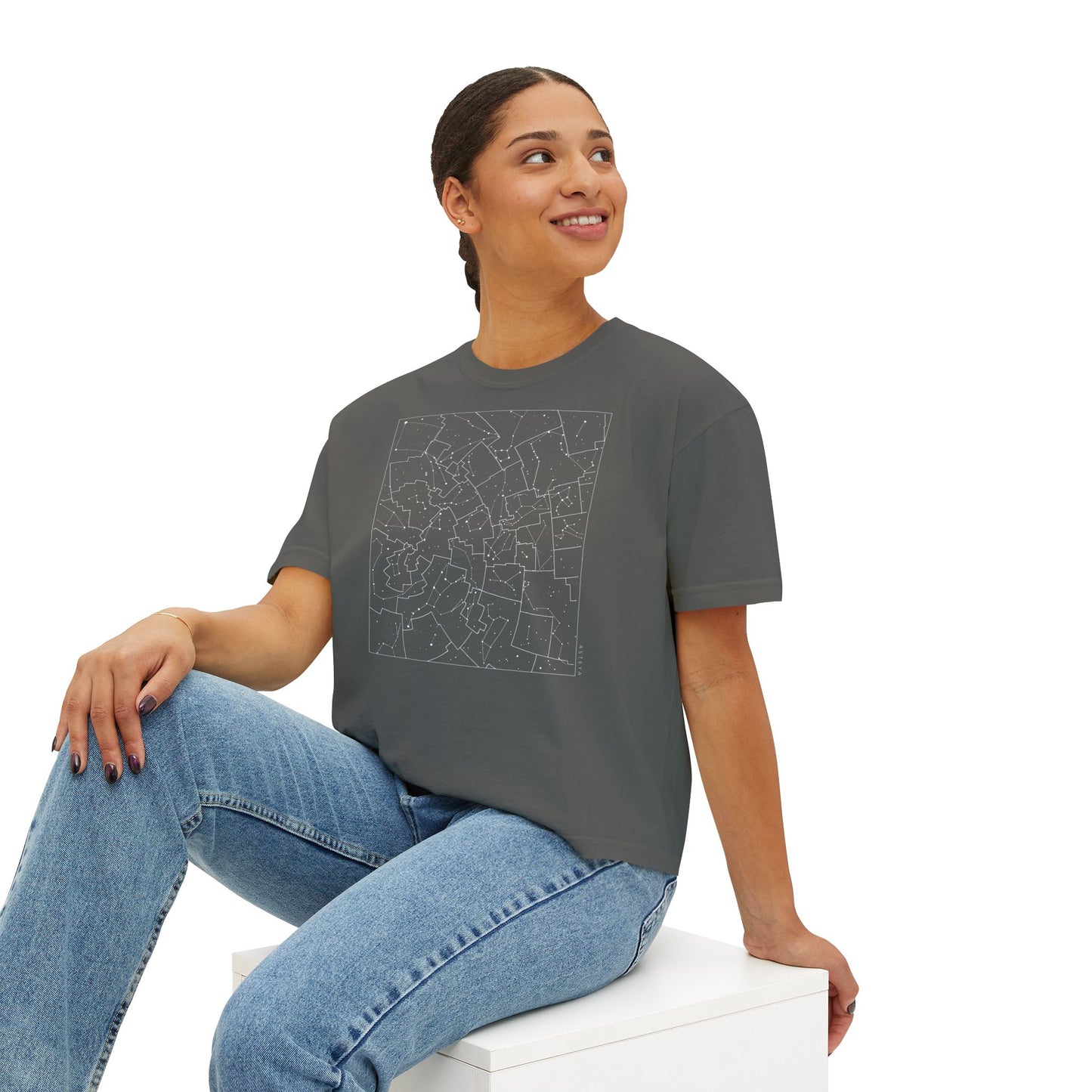 Constellation Map Crop Tee | Women's