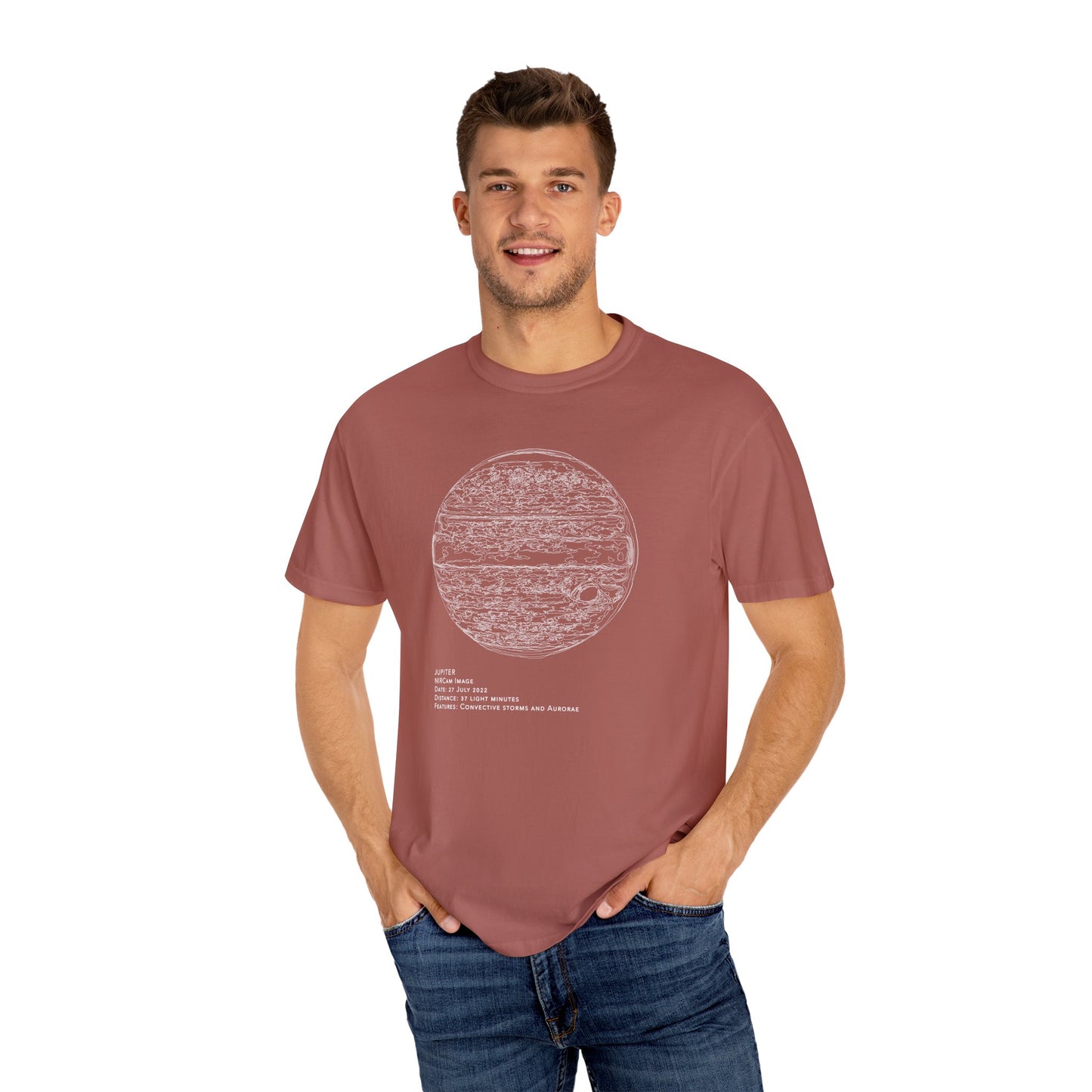 Jupiter Outline Tee | Adult | Heavyweight