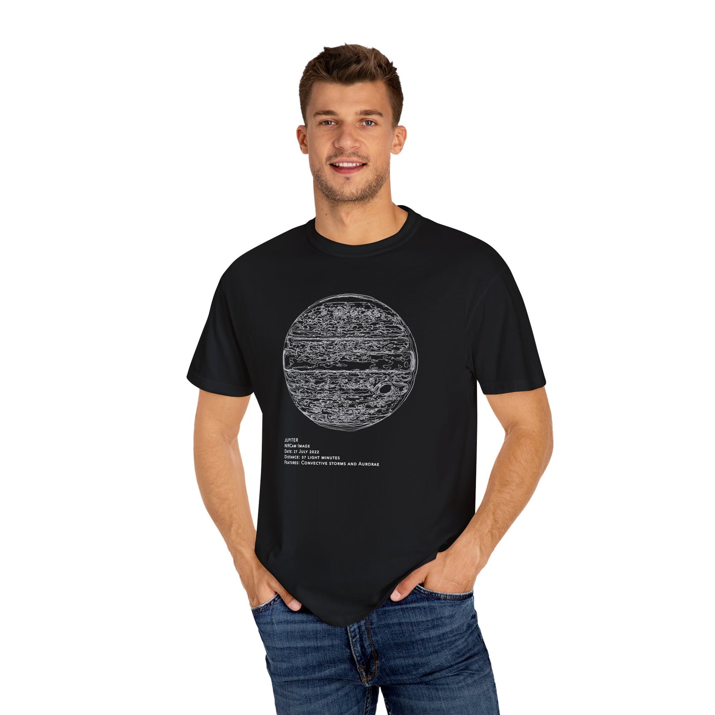 Jupiter Outline Tee | Adult | Heavyweight