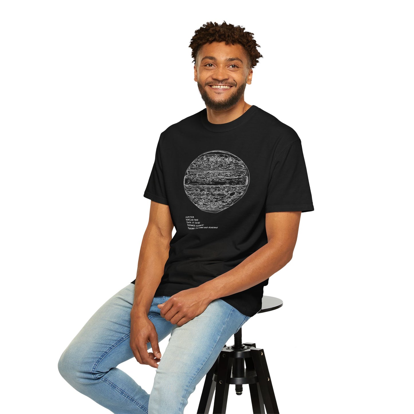 Jupiter Outline Tee | Adult | Heavyweight