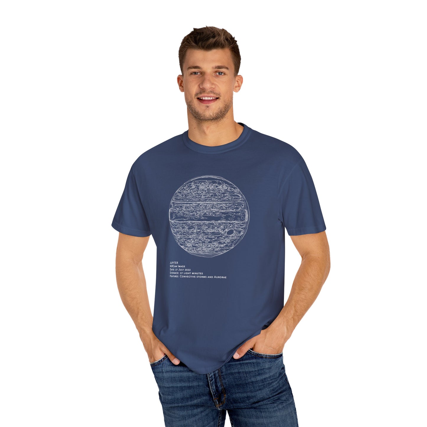 Jupiter Outline Tee | Adult | Heavyweight