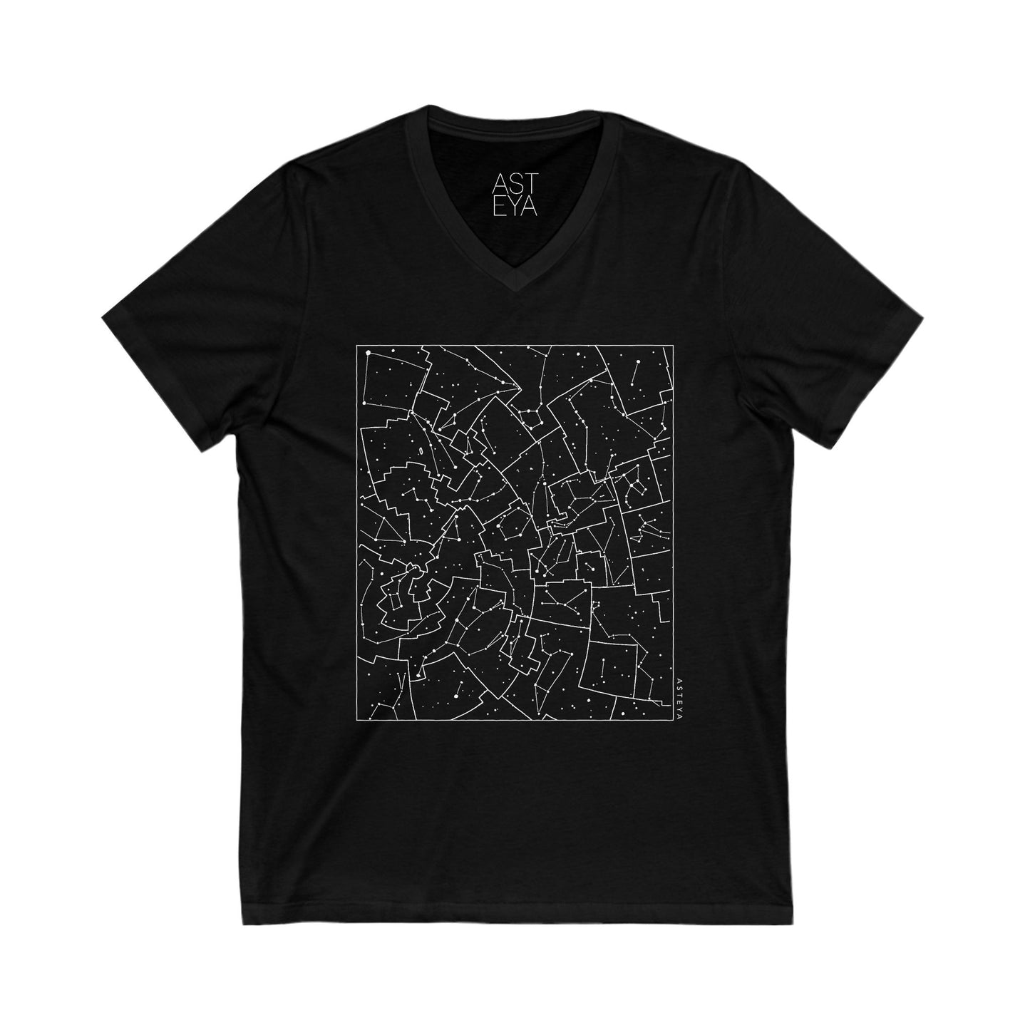 Constellation Map V-Neck Tee | Adults | Lightweight