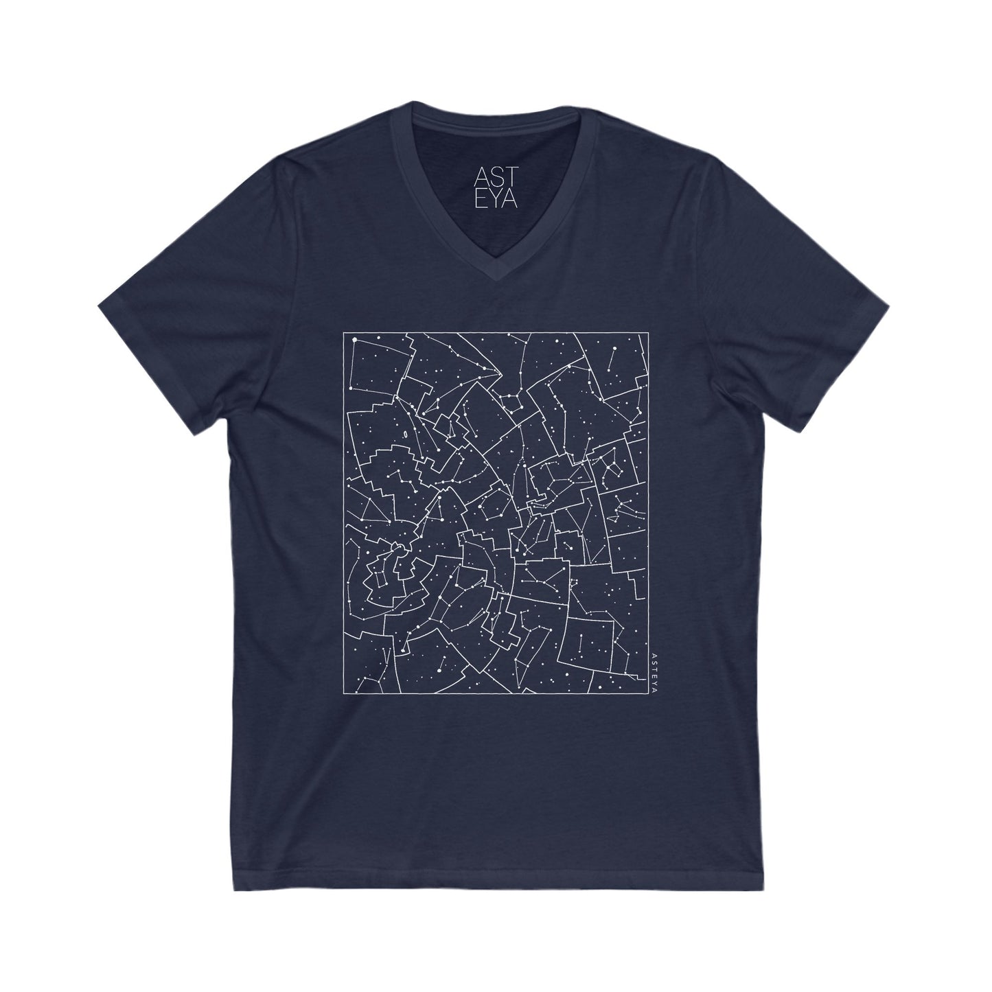 Constellation Map V-Neck Tee | Adults | Lightweight