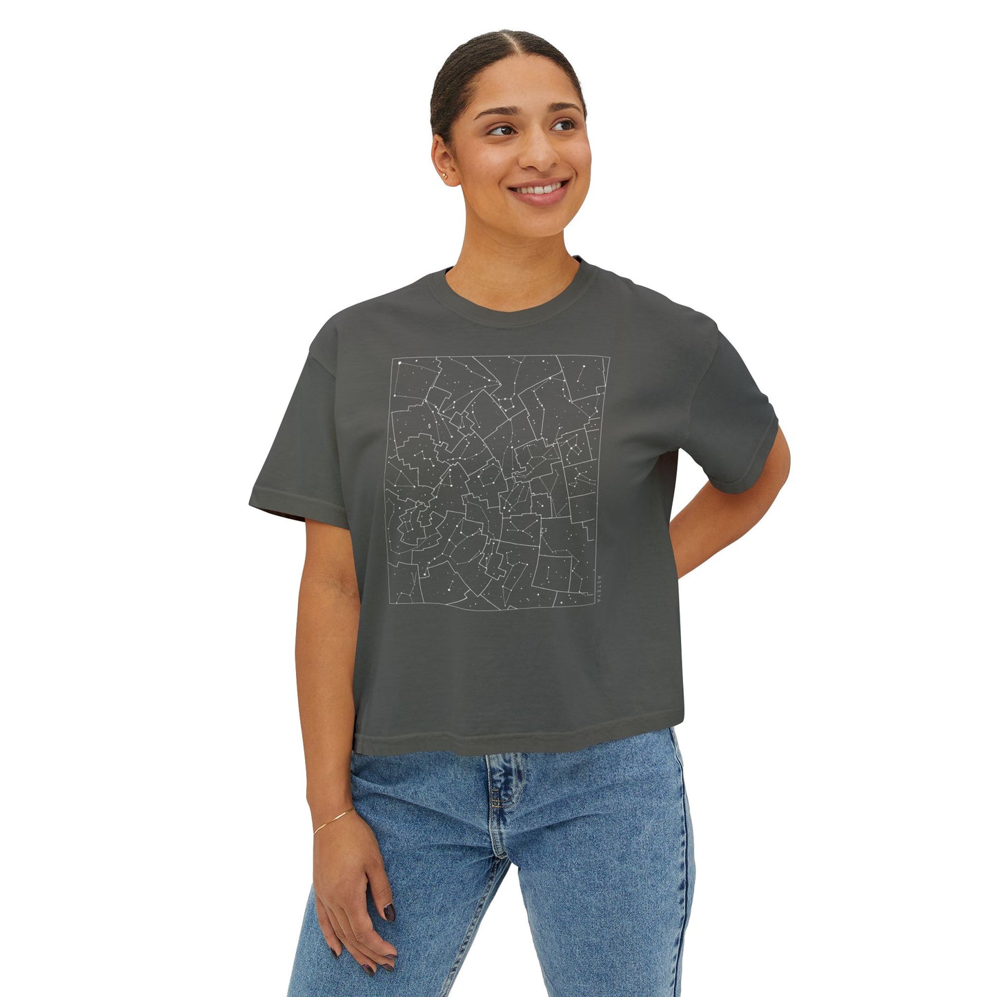 Constellation Map Crop Tee | Women's