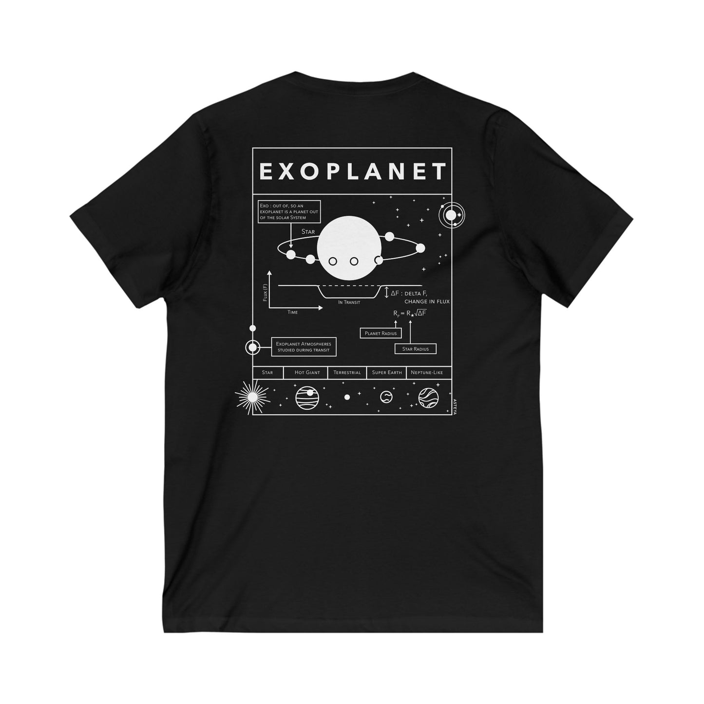 Exoplanet V-Neck | Adult | Lightweight