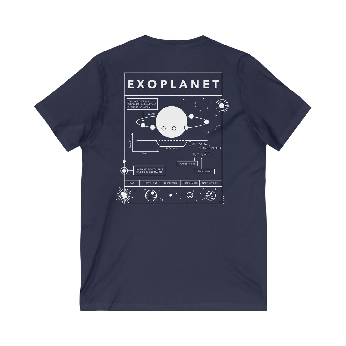 Exoplanet V-Neck | Adult | Lightweight