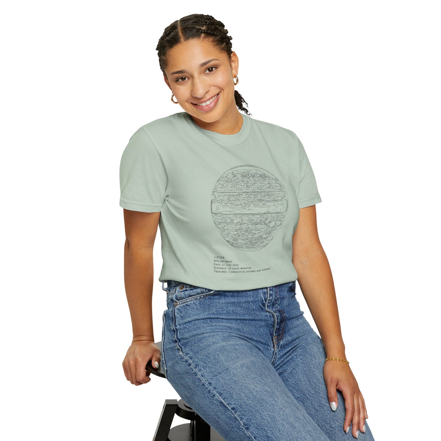 Jupiter Outline Tee | Adult | Heavyweight