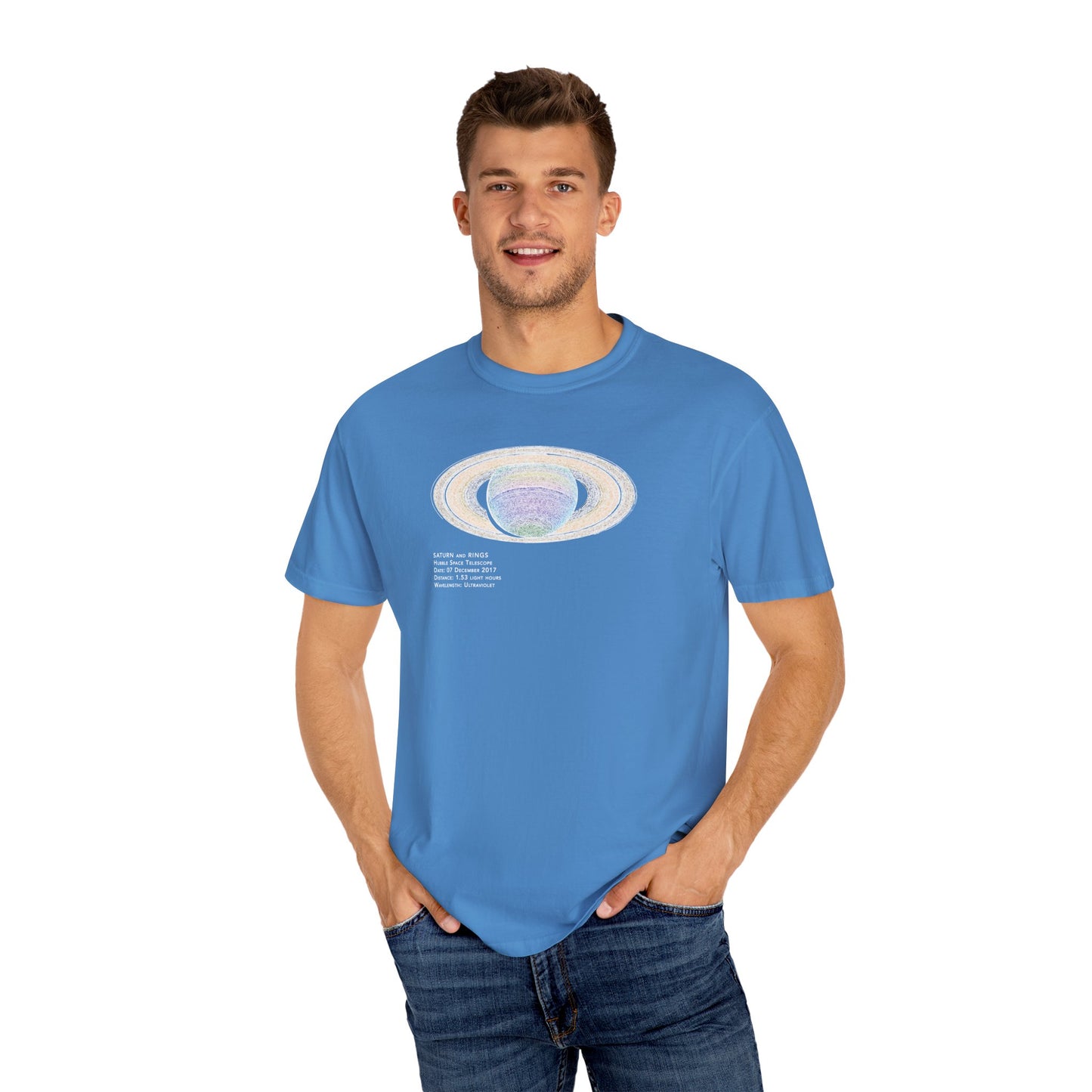 Saturn Outline Tee | Adult | Heavyweight