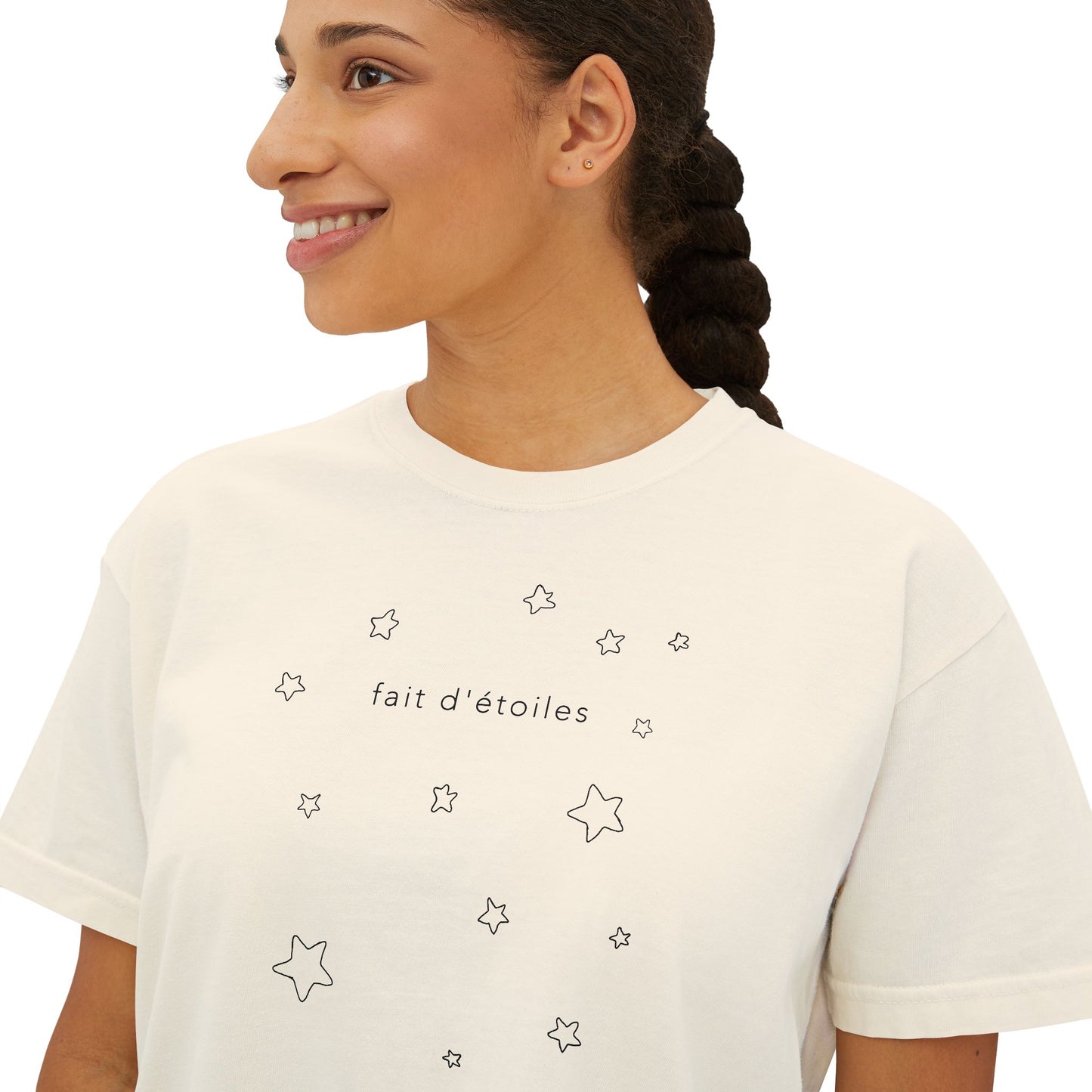 Fait d'Etoiles Crop Tee | Women's