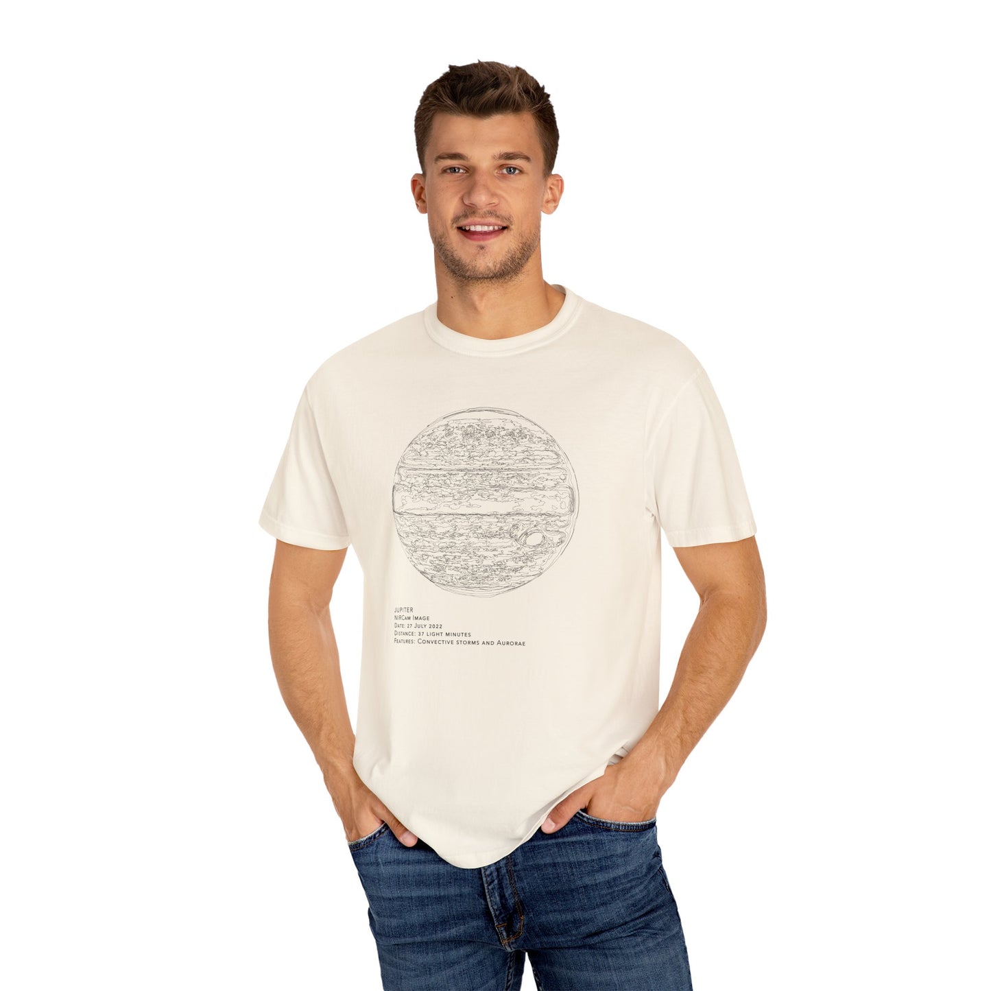 Jupiter Outline Tee | Adult | Heavyweight