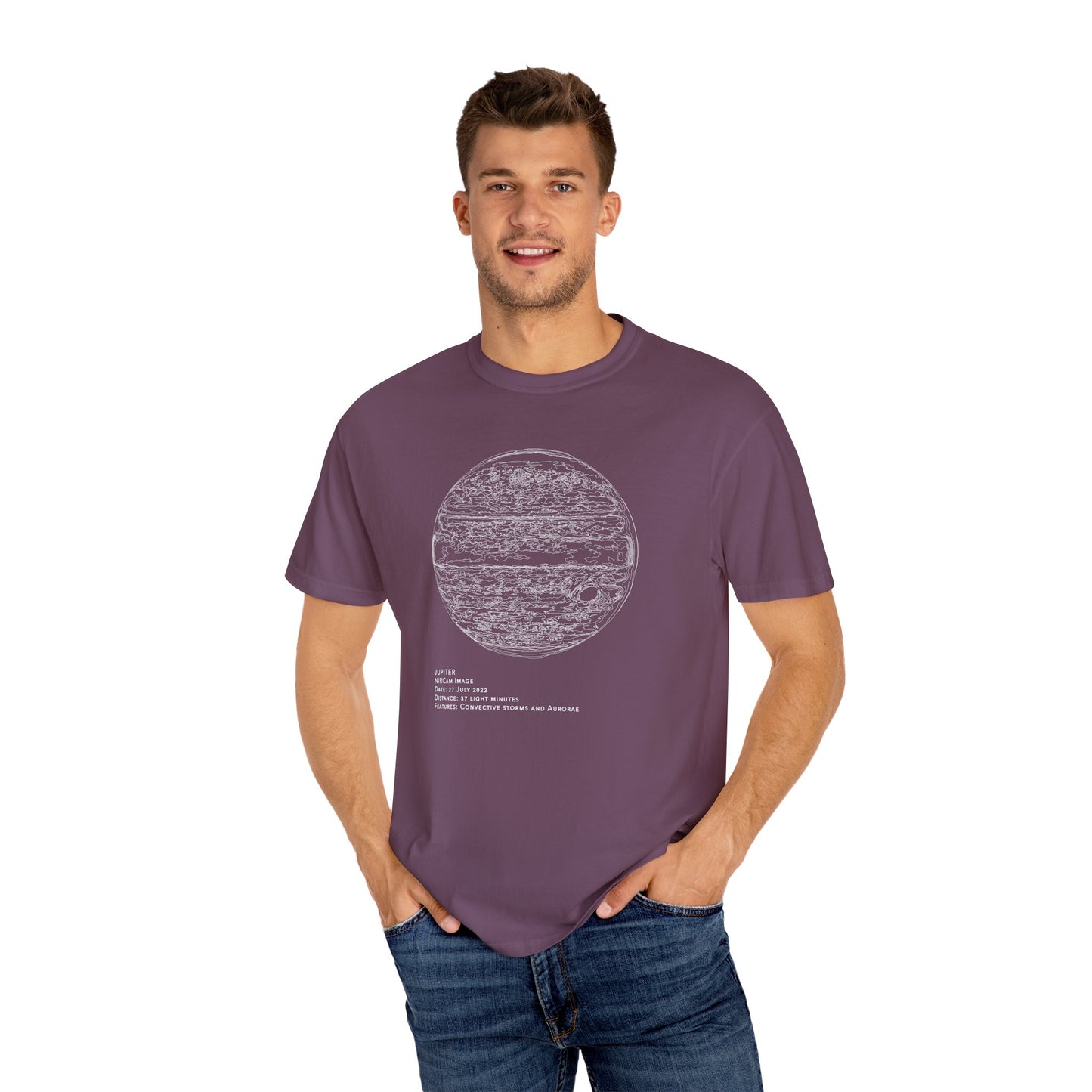 Jupiter Outline Tee | Adult | Heavyweight