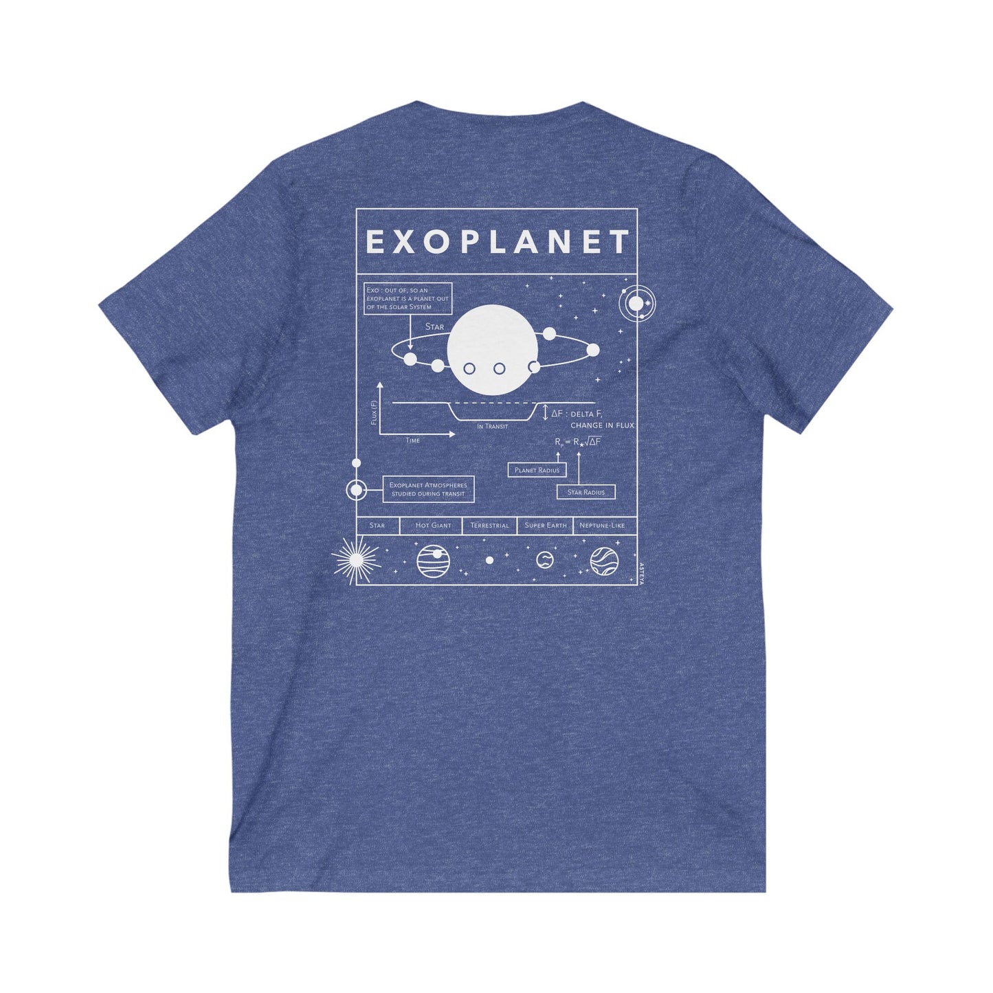 Exoplanet V-Neck | Adult | Lightweight
