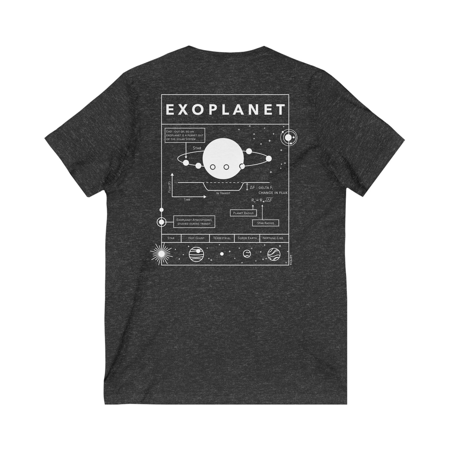 Exoplanet V-Neck | Adult | Lightweight