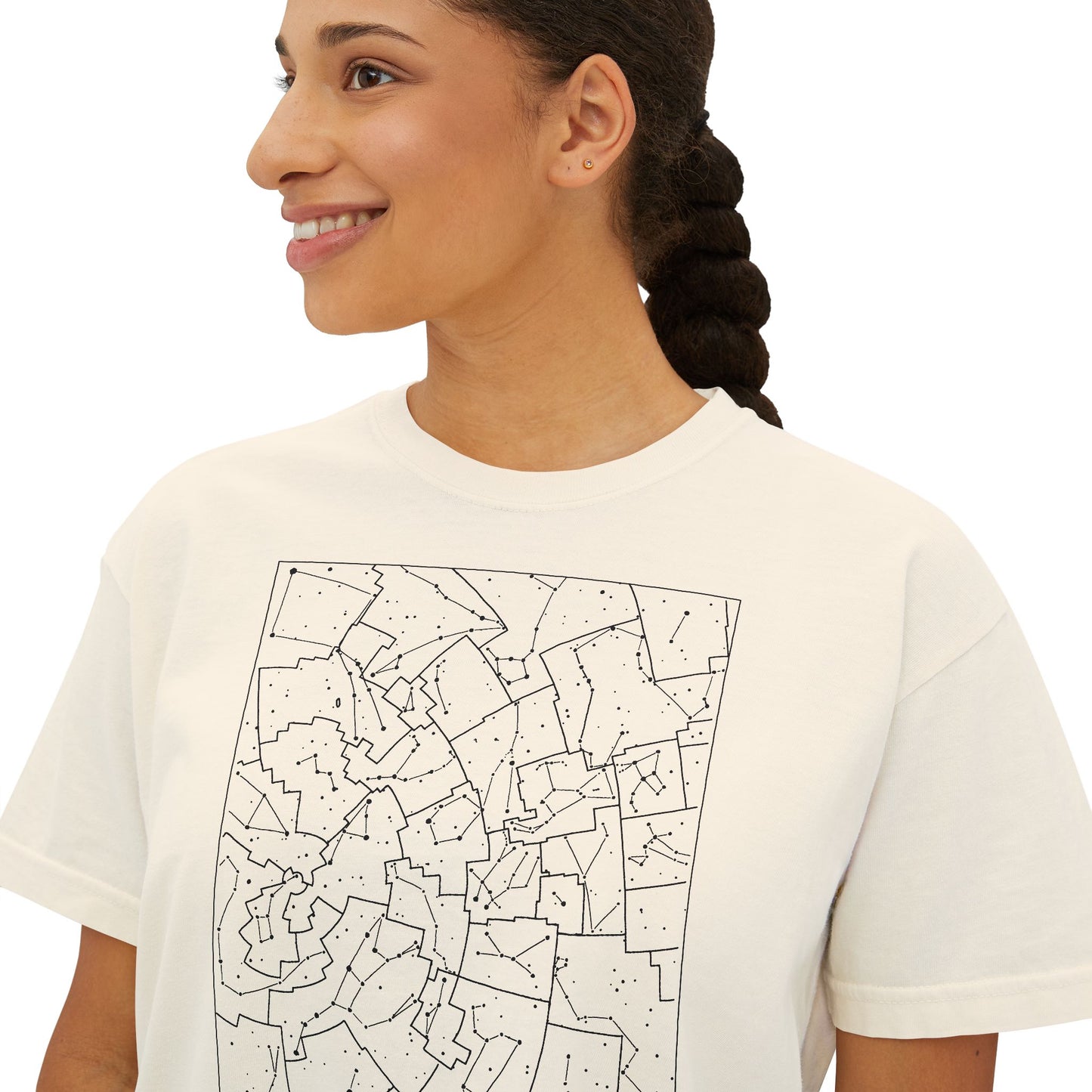 Constellation Map Crop Tee | Women's