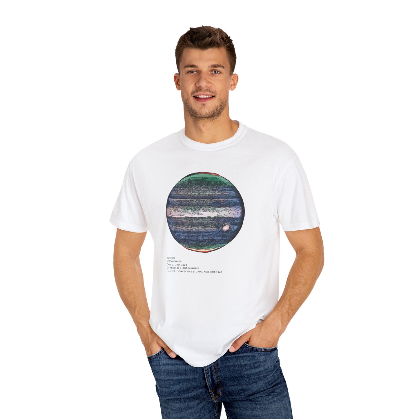 Jupiter Outline Tee | Adult | Heavyweight