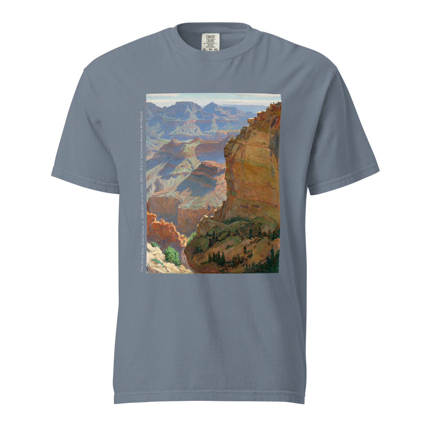 Grand Canyon Unisex garment-dyed heavyweight t-shirt