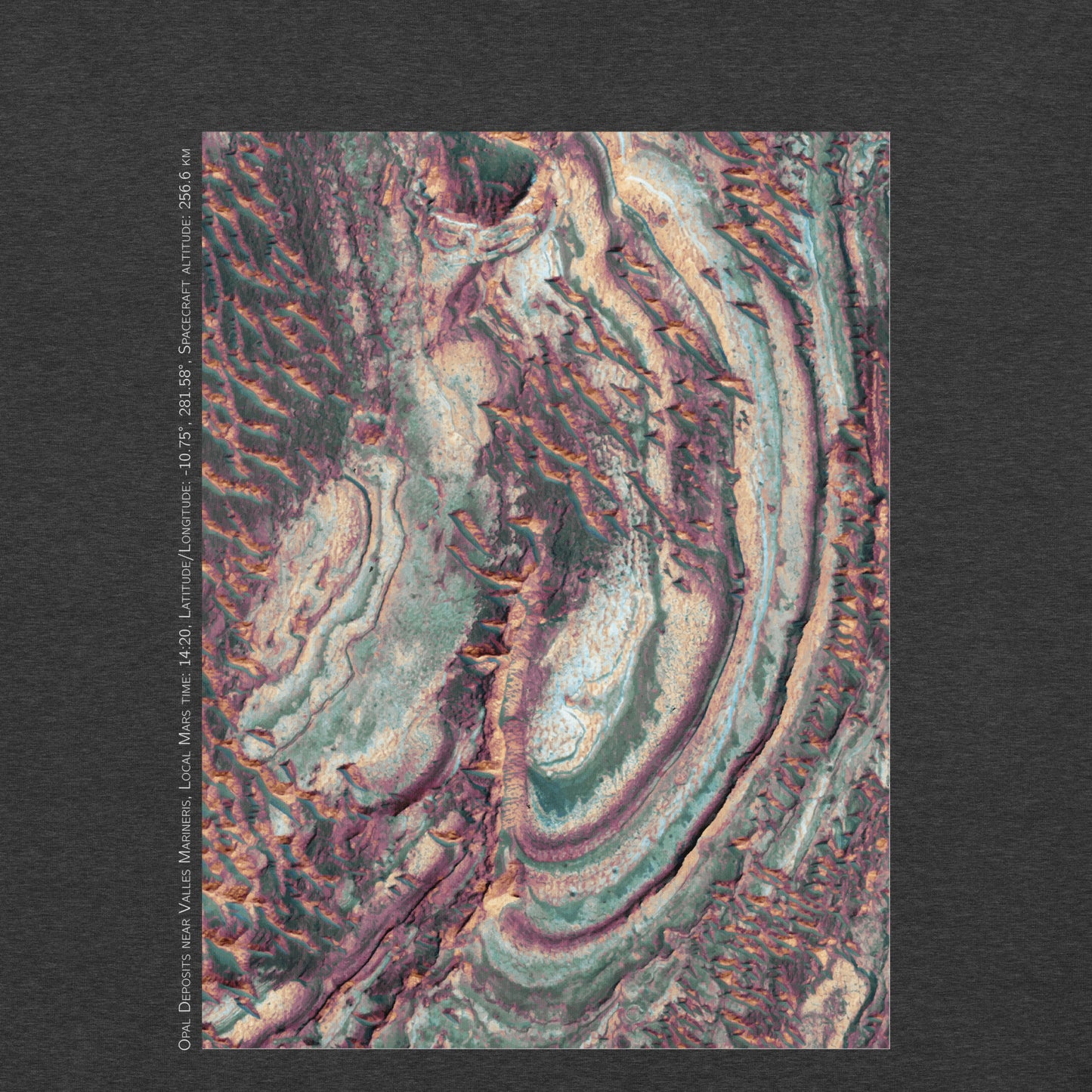 Mars views - opal t-shirt