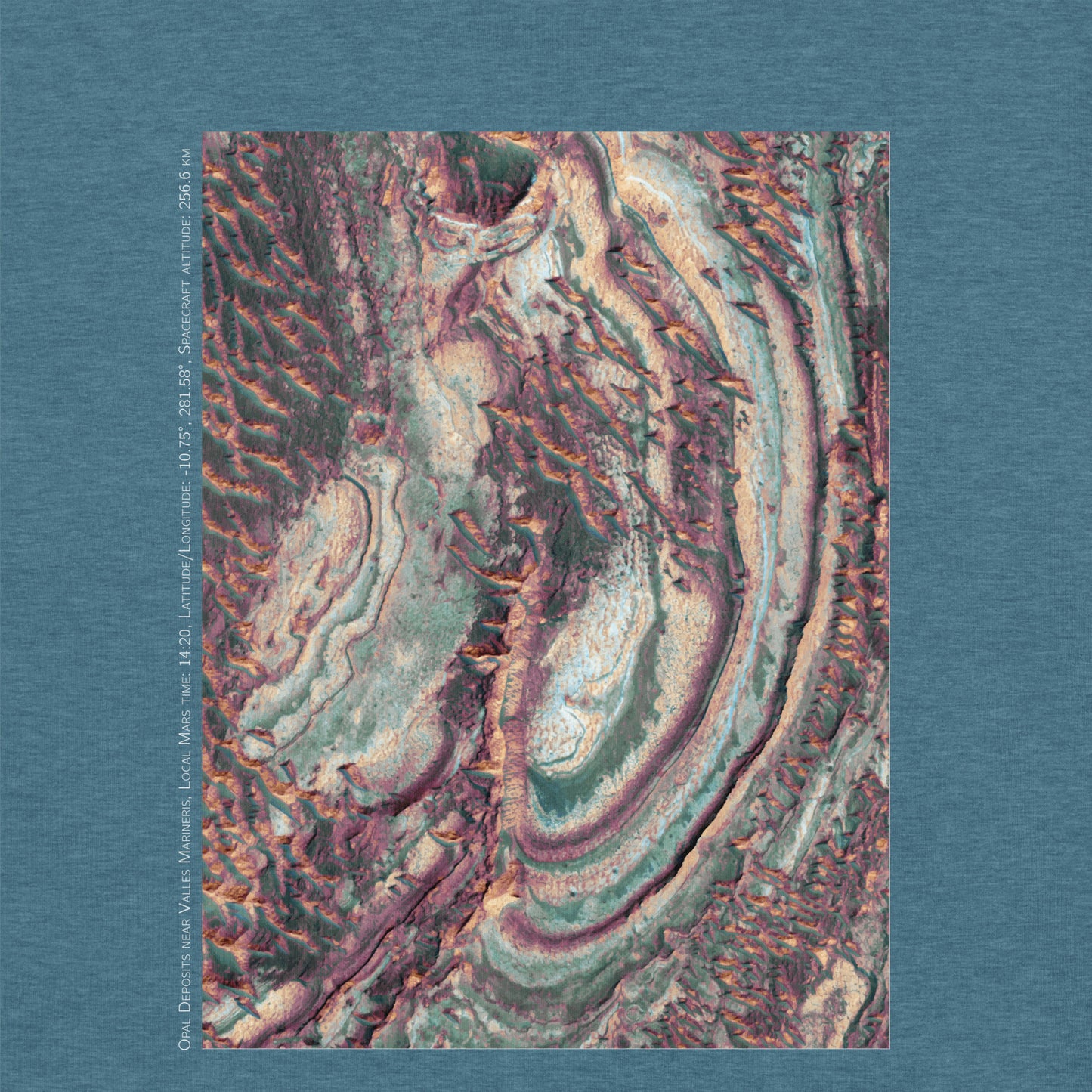 Mars views - opal t-shirt