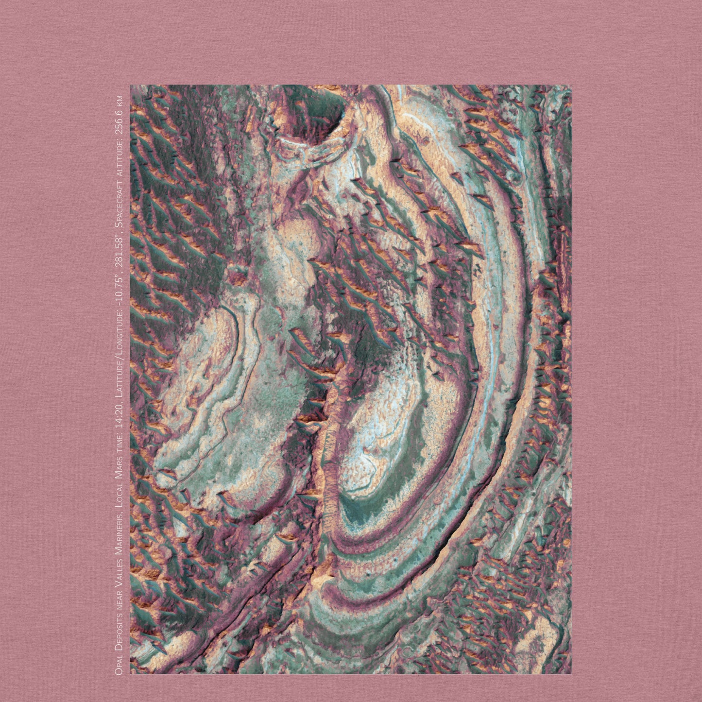 Mars views - opal t-shirt