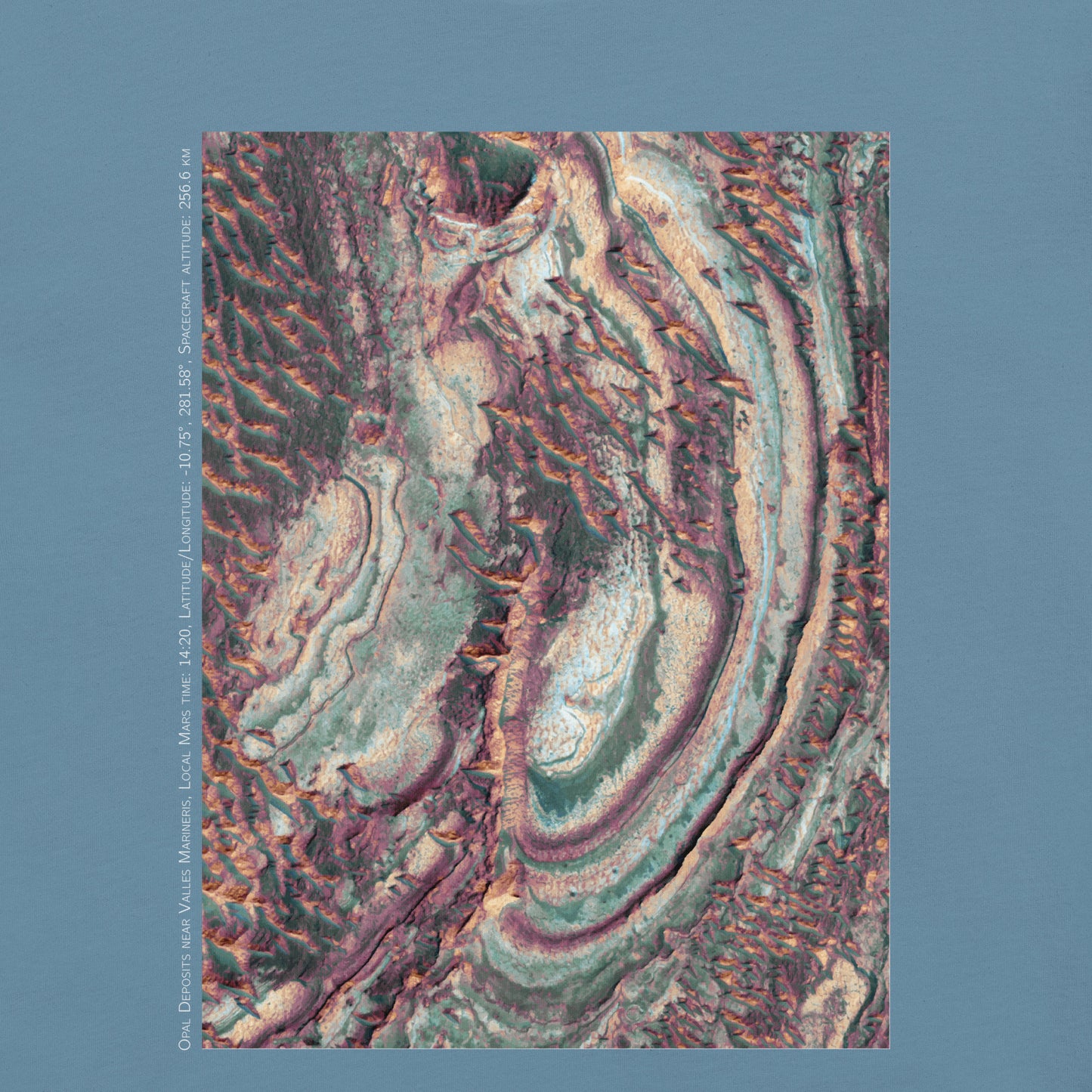 Mars views - opal t-shirt